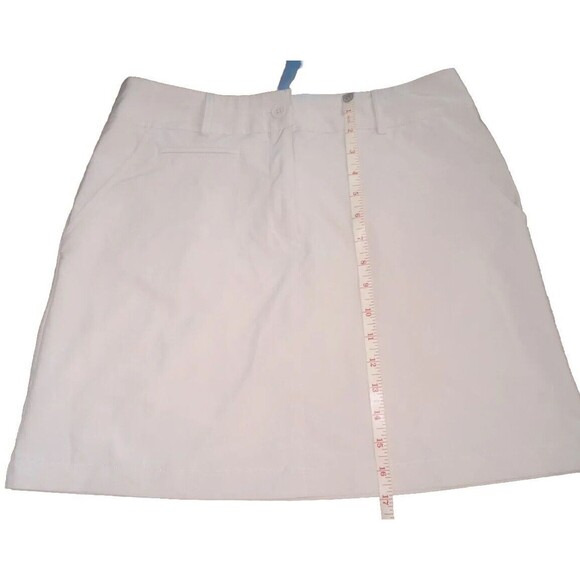 Jones New York Women's Mini Skirt Back Zip  SZ 8 Cream Color - Picture 8 of 8